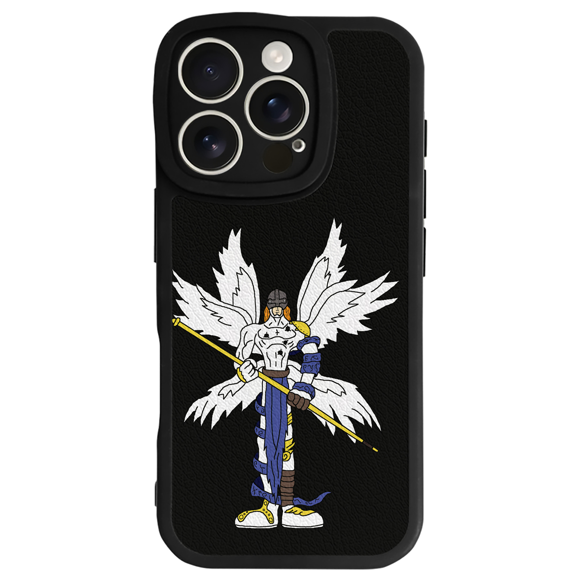 （画像用） Digimon デジタルモンスター/デジモン 【iPhone 16シリーズ対応】シリコンスマホケース（レザー調） 材質：シリコン